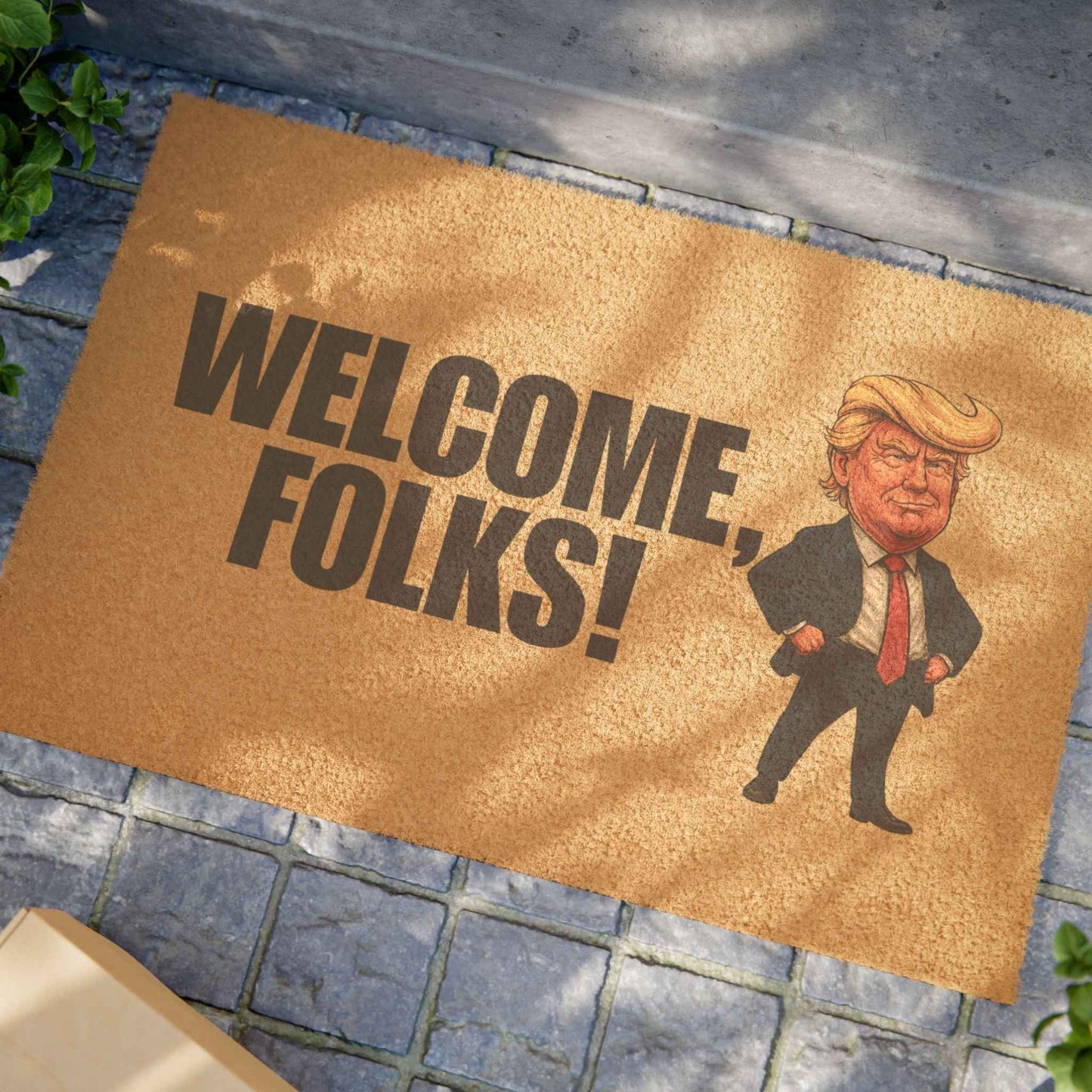 Huge Welcome Doormat – Bold Patriotic Entry Mat