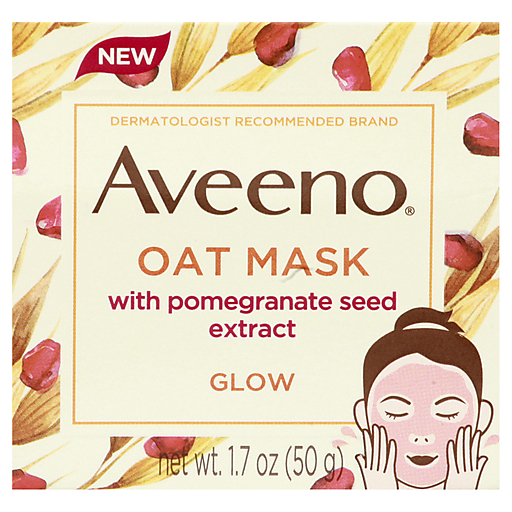 Masque Oat Glow Aveeno avec extrait de pépins de grenade - 1,7 oz