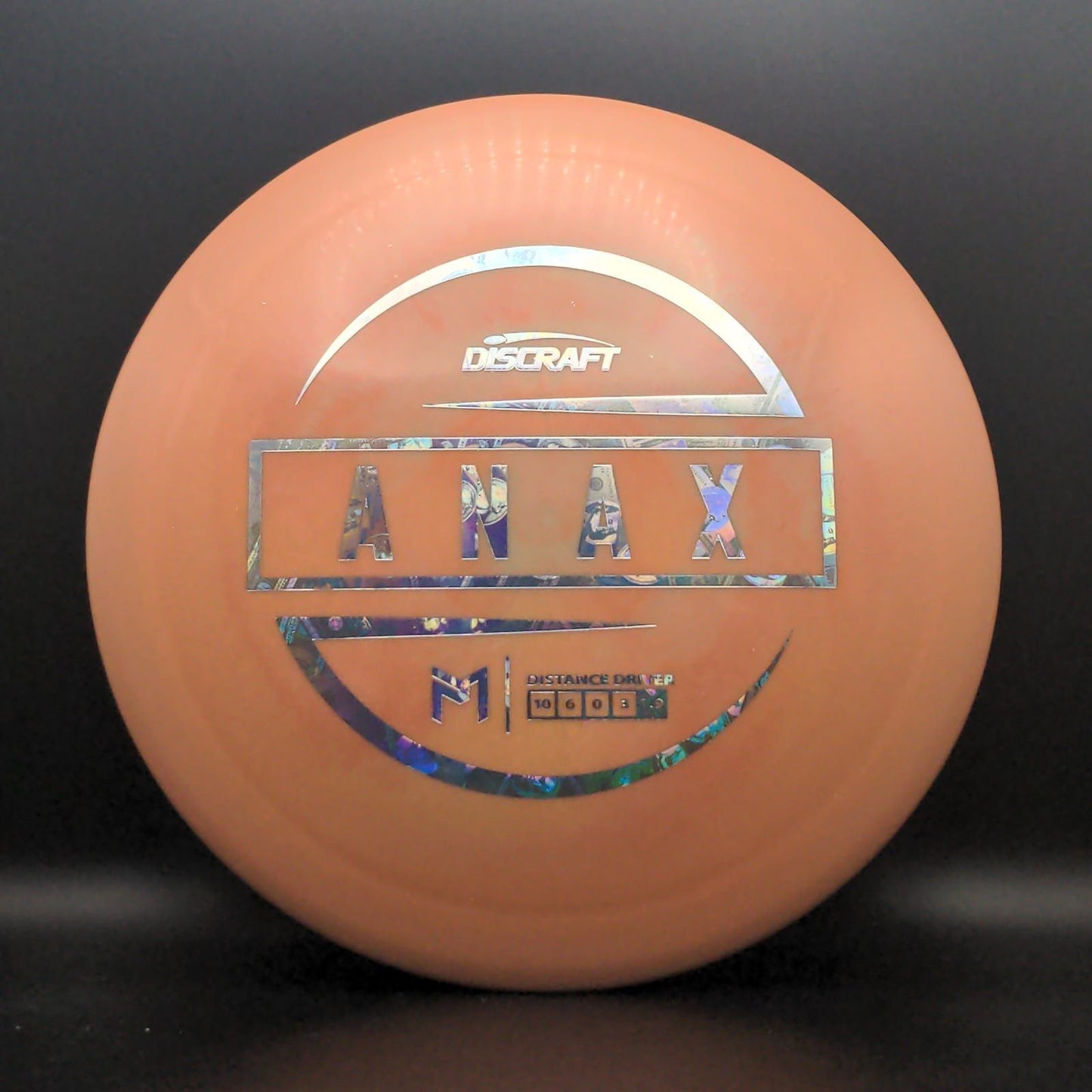 ESP Anax - Paul McBeth - Controlador de Disco de Golf Swirly Naranja