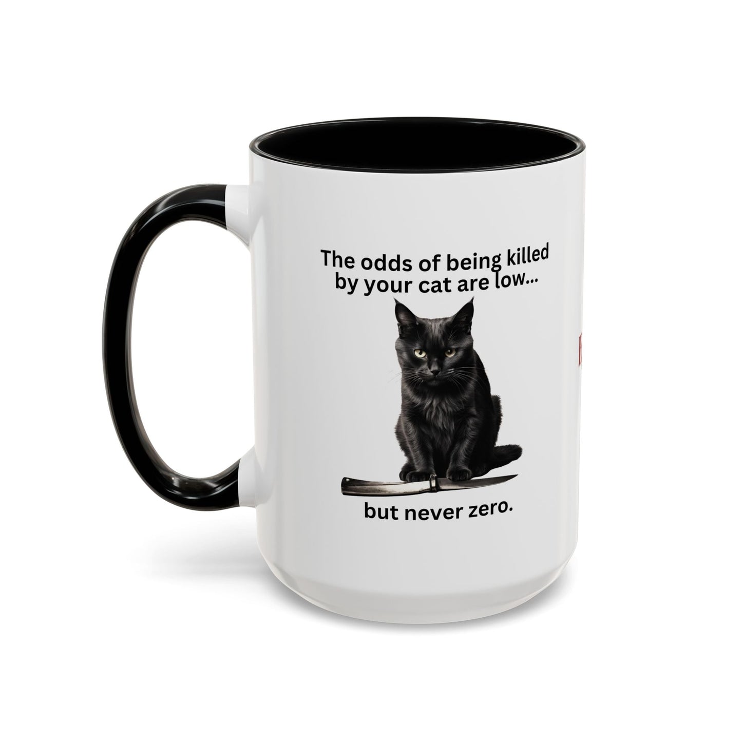 Charming Cat-Themed Accent Coffee Mug (11oz & 15oz) - Korvel