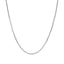 Chaîne Franco en Or Blanc 14k - 0,9 mm Élégance