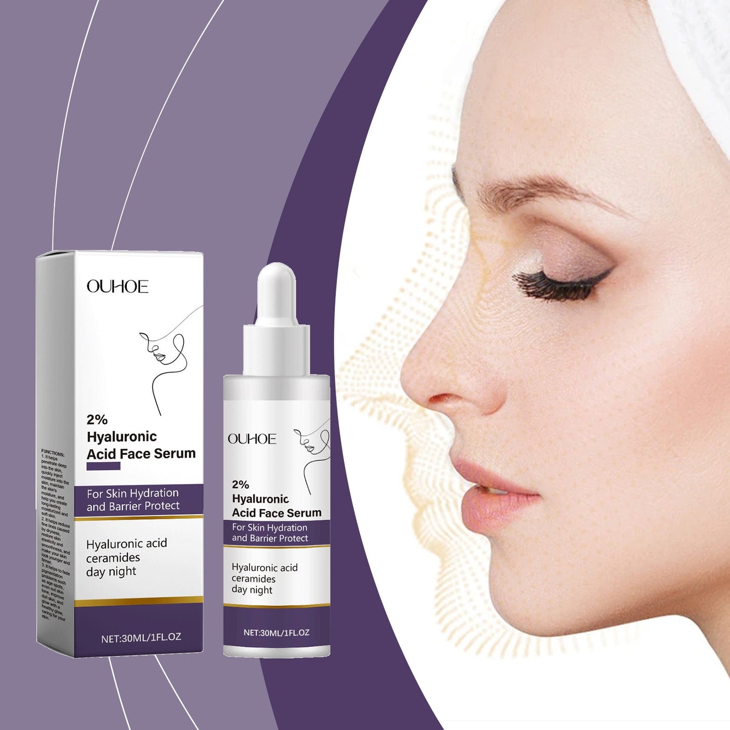 Premium Facial Hydrating Essence with Hyaluronic Acid