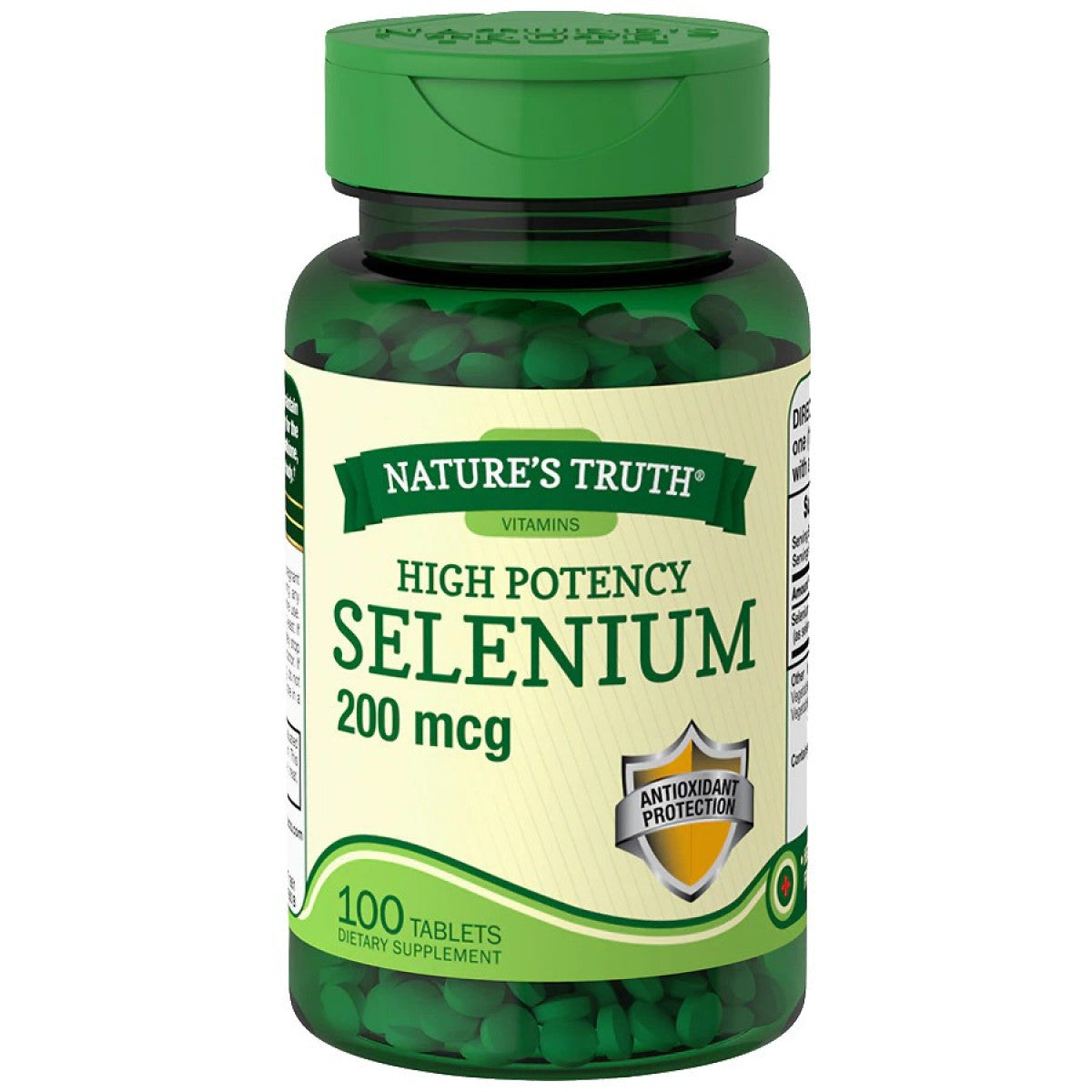Sélénium haute puissance de Nature's Truth, 200 mcg, 100 comprimés