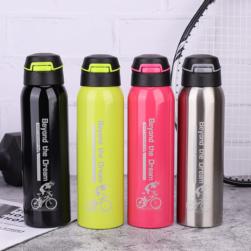 Botella de Agua para Bicicleta Aislada Premium - 500ml