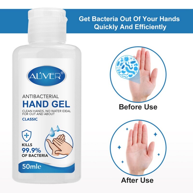 Gel désinfectant pour les mains portable - 50ML