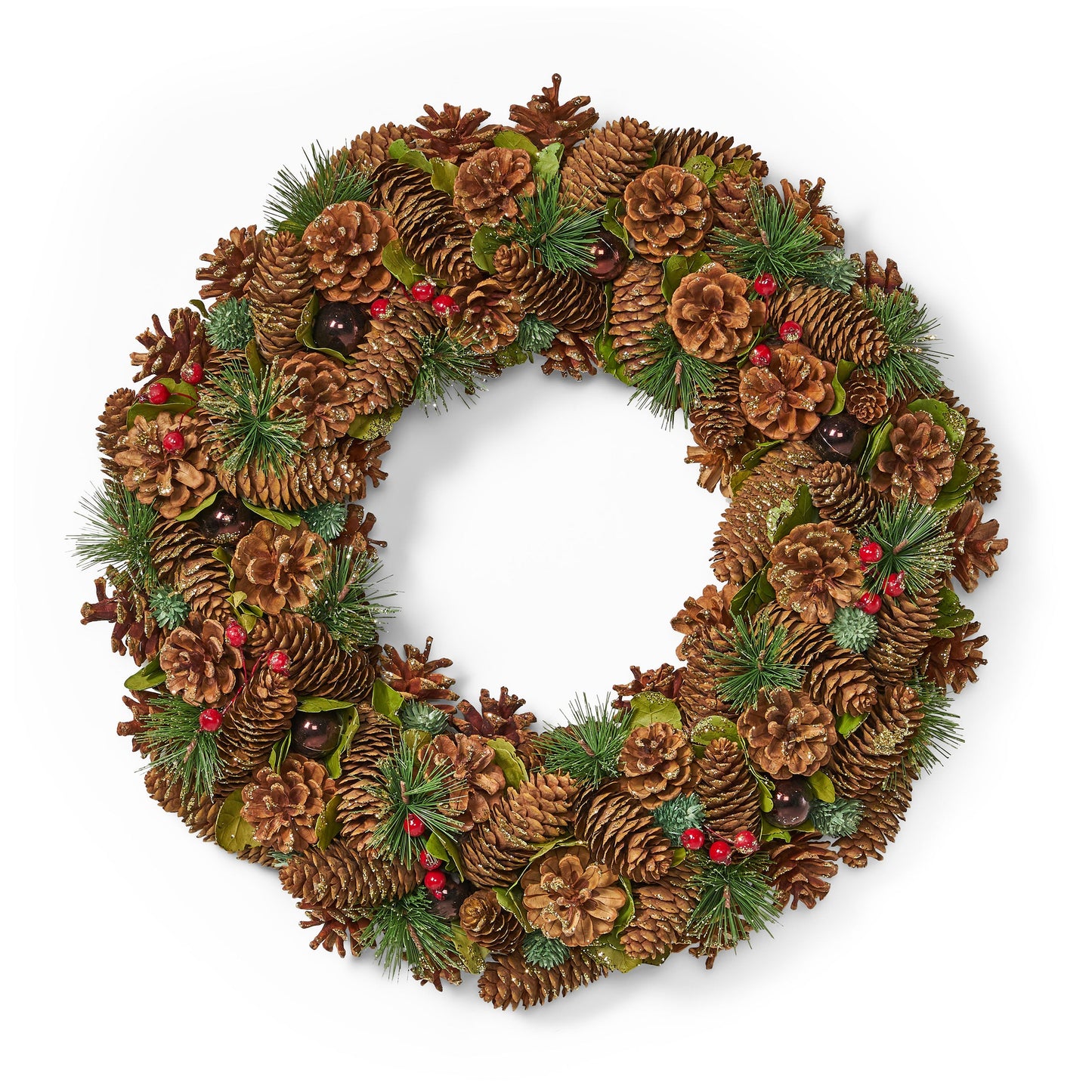 *CLEARANCE SALE* 18.5'' PINE CONE WREATH - Korvel
