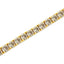 14K Yellow Gold Plated Sterling Silver Diamond Tennis Bracelet - 8.0 Cttw
