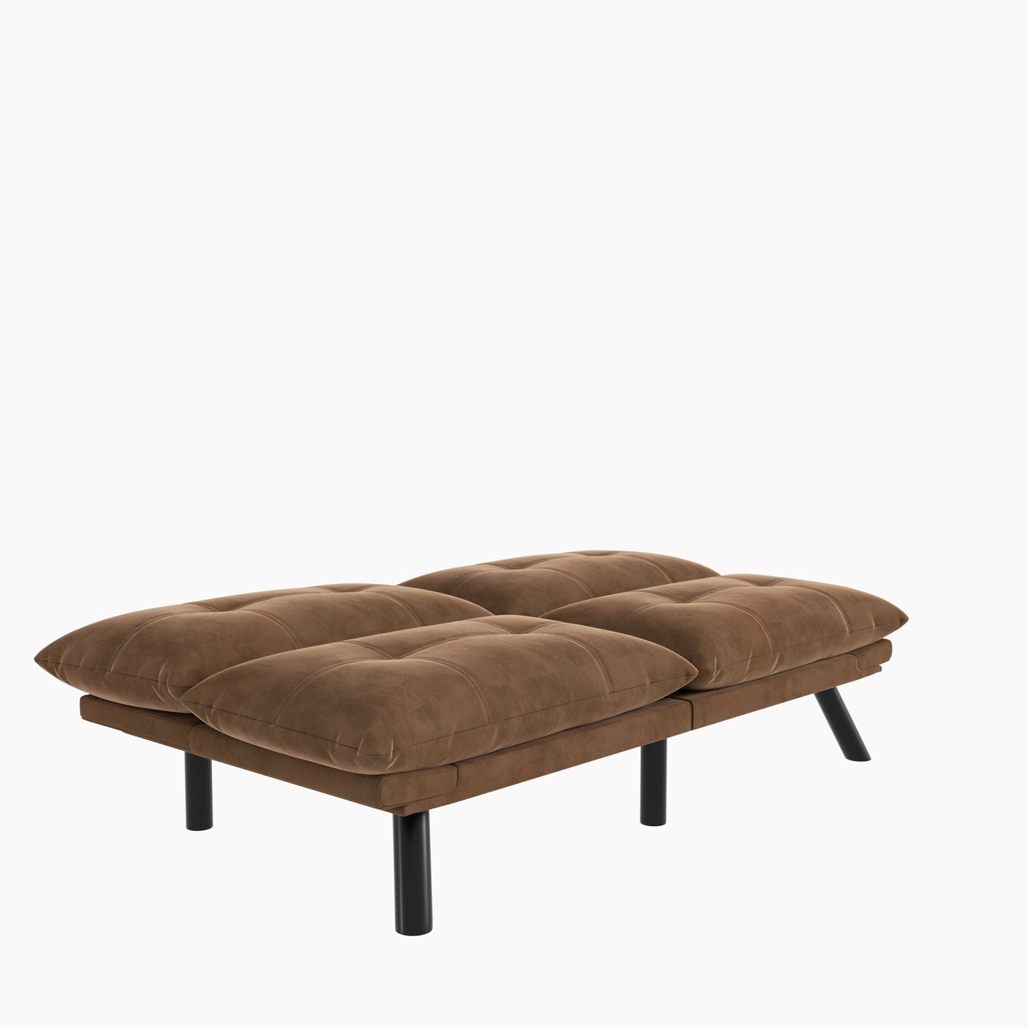 Sofá Cama Moderno Plegable Convertible Marrón