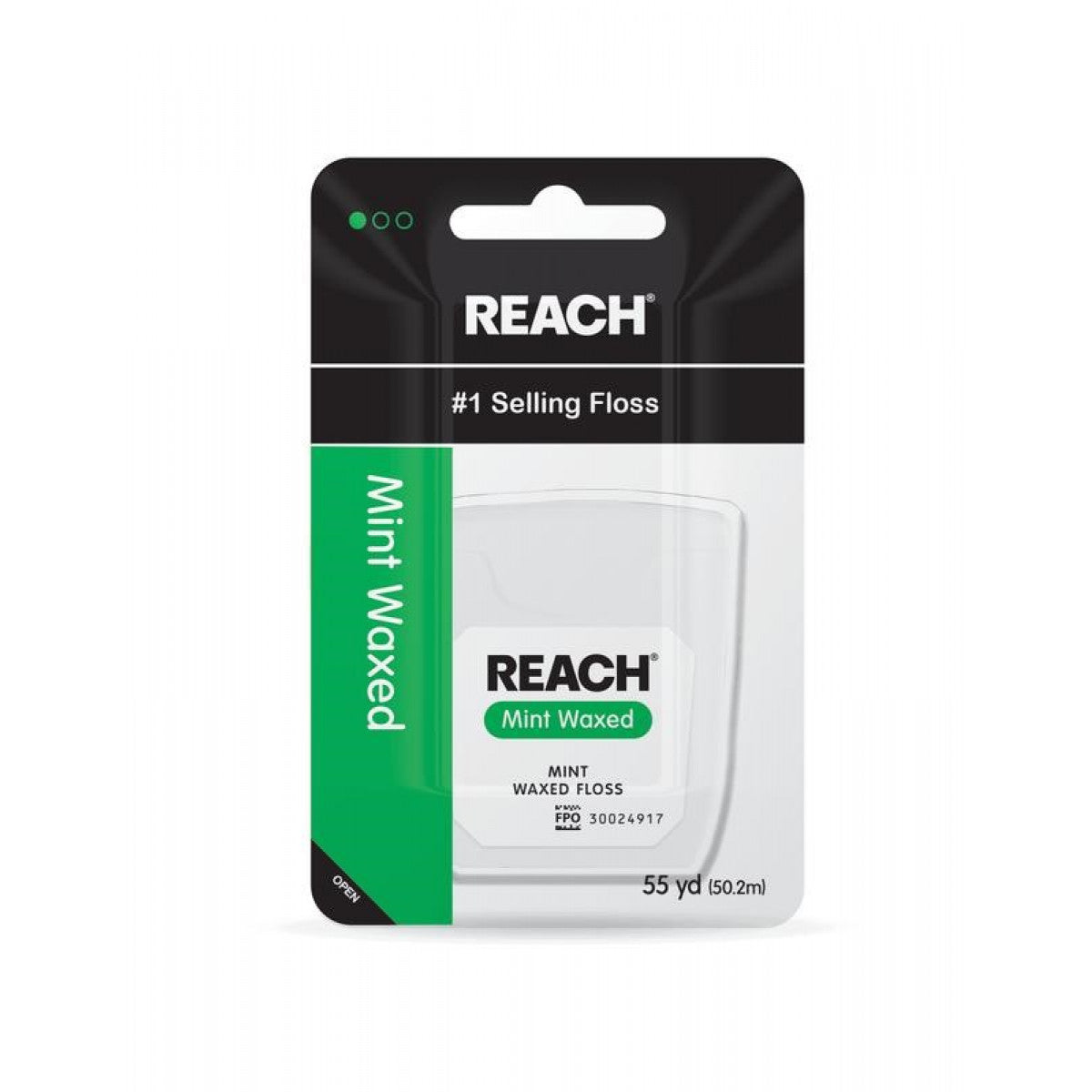 Reach Waxed Dental Floss Picks – Mint Flavor (55 Yards)