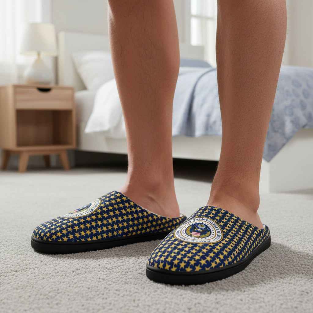 Chaussons pour hommes du Bureau américain des chaussettes et des pantoufles