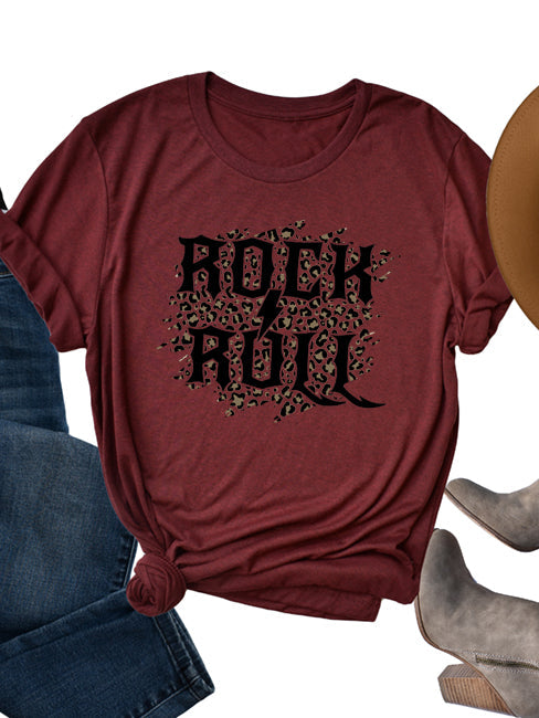 Rock and Roll Leopard Tee 1667 - Korvel