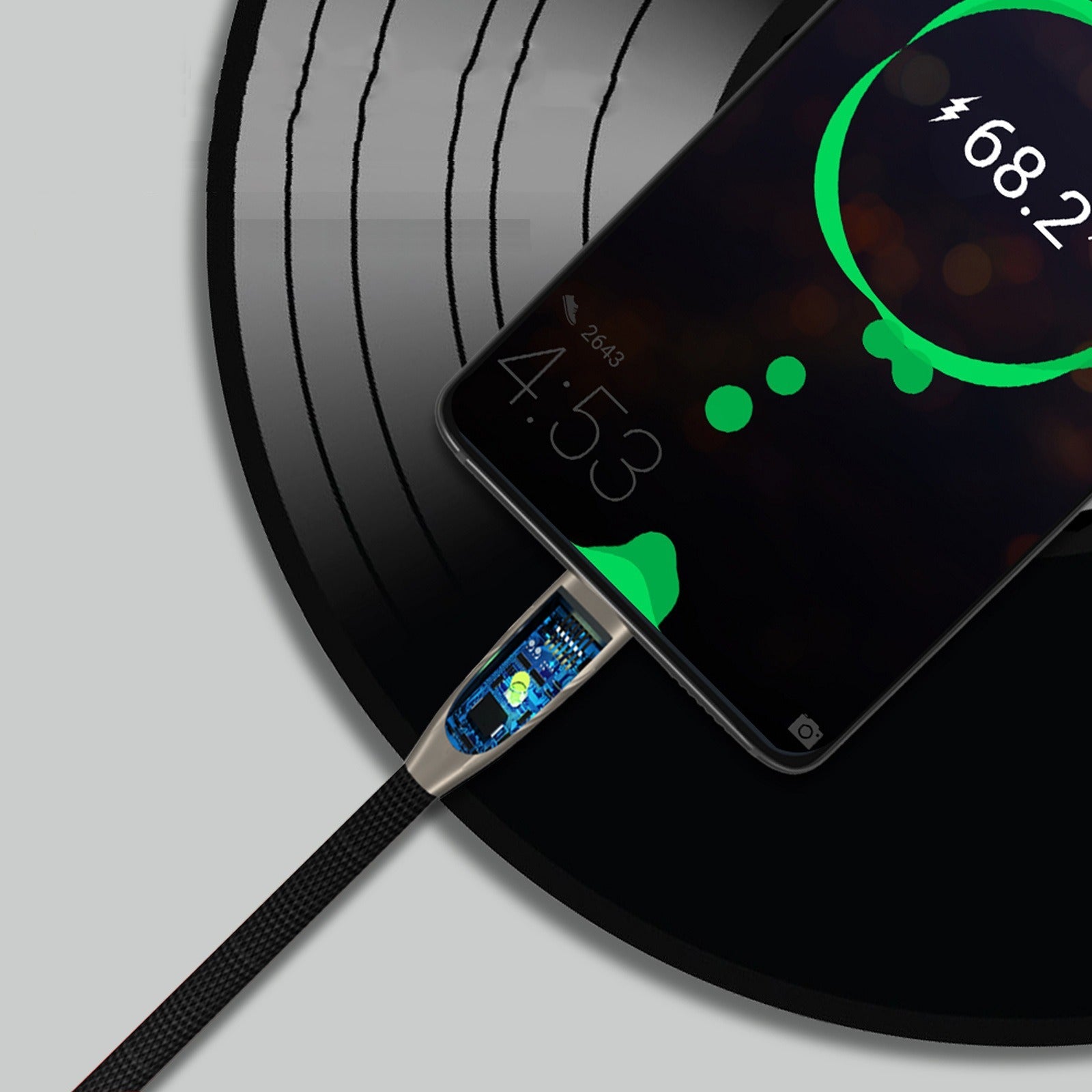 5AType-c zinc alloy fast charging data cable suitable for Android charging Xiaomi Huawei phone fast charging cable durable - Korvel