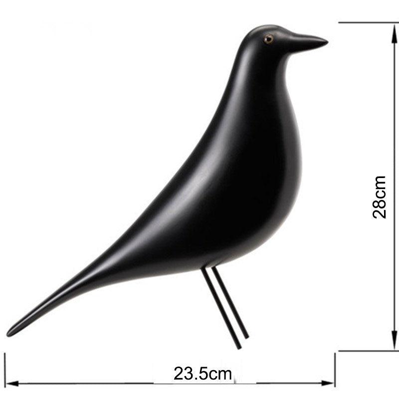 Nordic Pigeon Ems Bird Resin Figurine - Elegant Home Decor