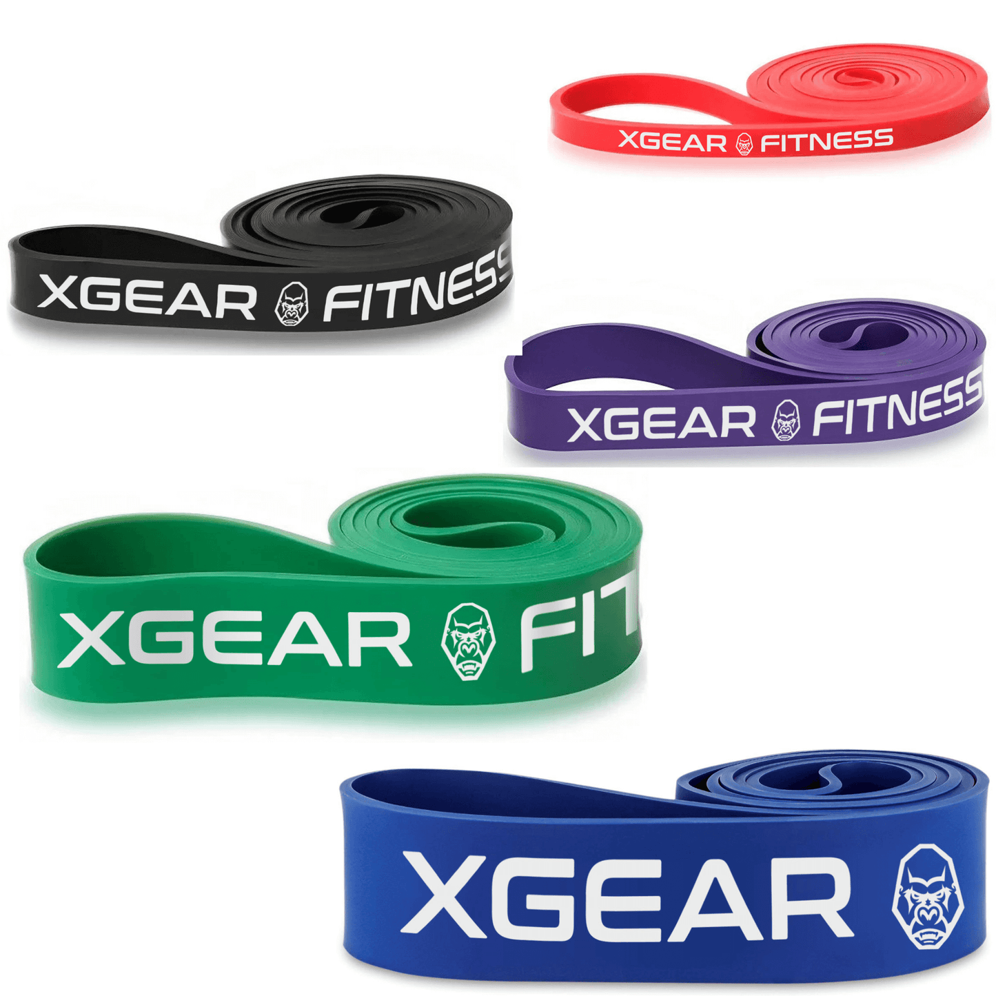 Bandas de Resistencia Pesadas XG-PRO de XGear Fitness