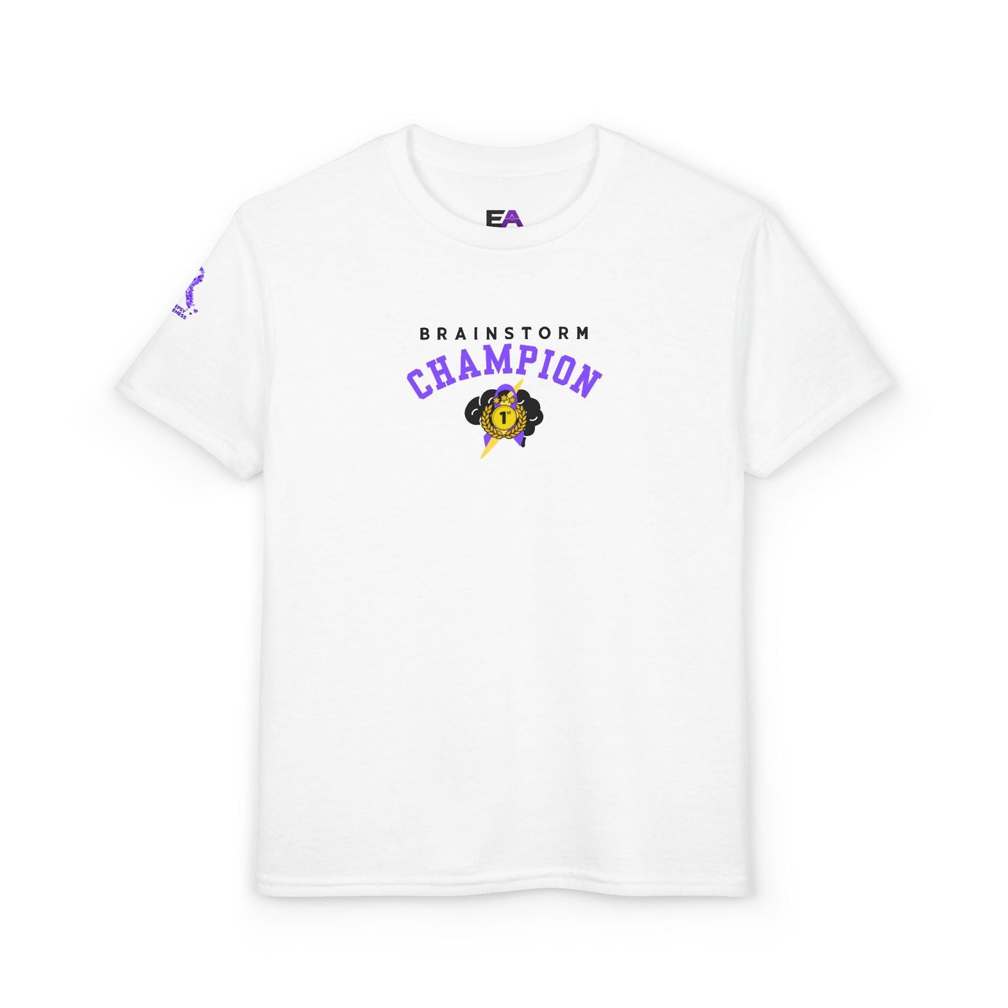Brainstorm Champion Youth Tee – Neurostrong Kids Edition