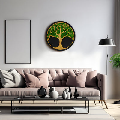 Life Tree Moss Metal Wall Art - Korvel