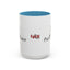Purrseverance Accent Coffee Mug - Stylish & Functional