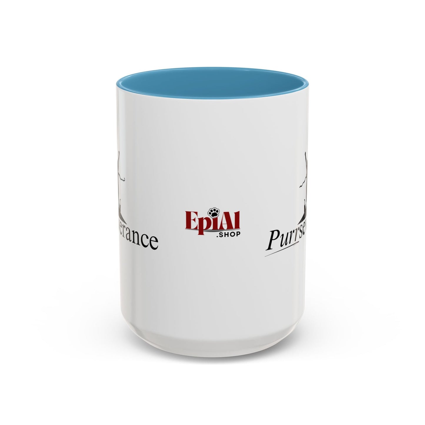 Purrseverance Accent Coffee Mug - Stylish & Functional