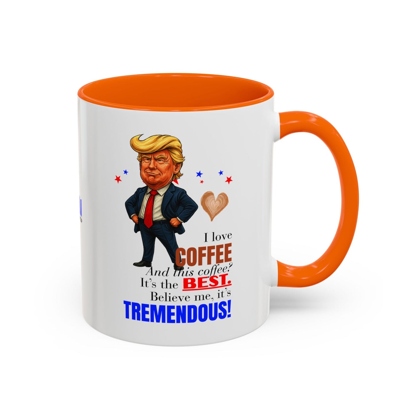 Taza de café de acento vibrante