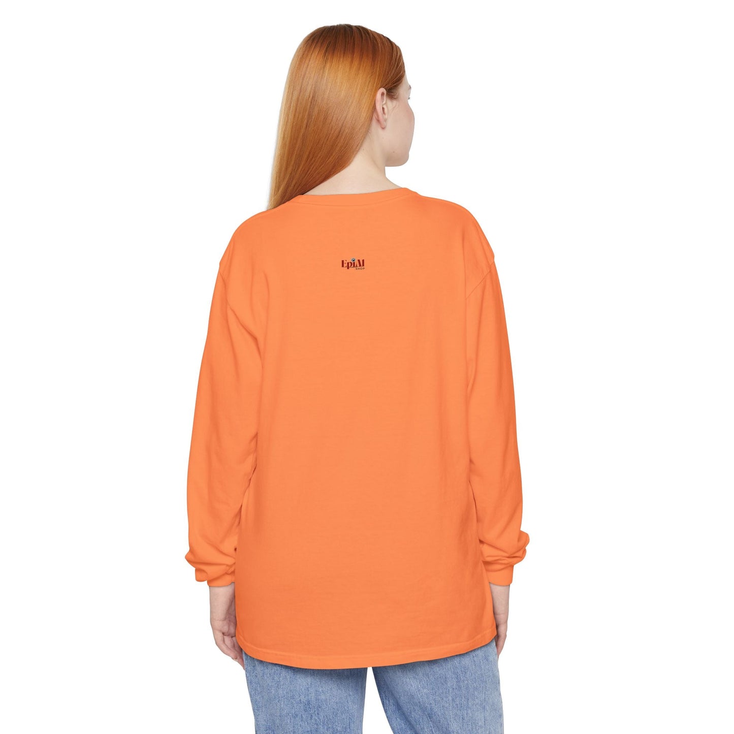 Happy Halloween Cat Long Sleeve Tee for Cat Lovers