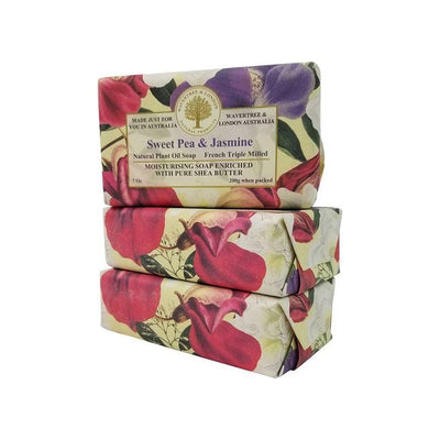 Wavertree & London Sweet Pea & Jasmine Soap Bar - 7 Oz
