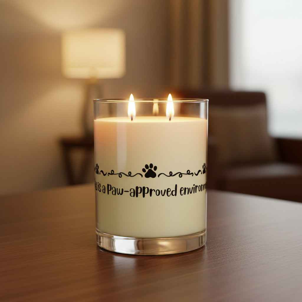 Vela Ambiental Aprobada por Patas – Vela de Soja para Gatos Sassy