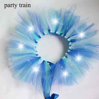 Arrival Women Tulle Tutu Skirt Sexy Mini Fancy Adult Petticoat Fluffy Yarn Ballet Dance Halloween Led Light Up - Korvel