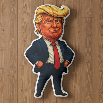 Political Caricature Novelty Throw Pillow