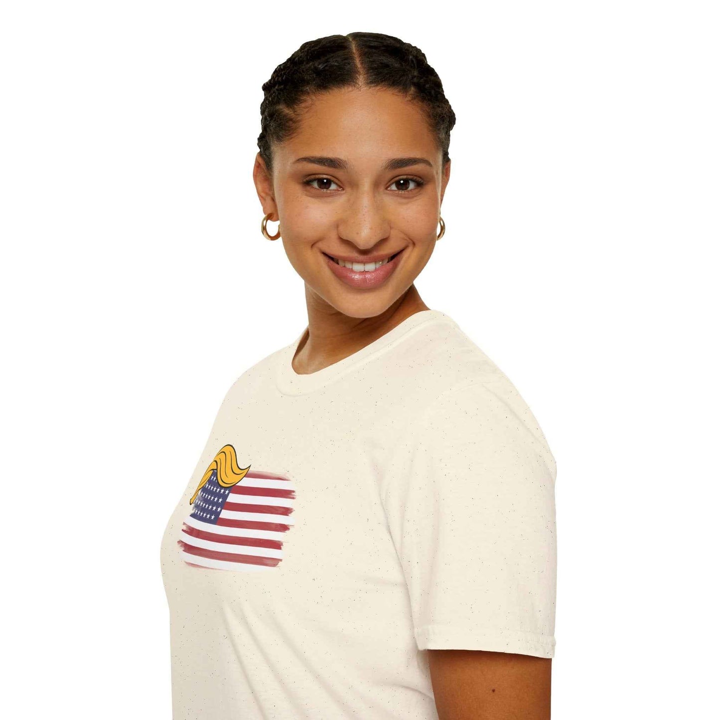 Camiseta Parodia Swoop & Stripes – Camiseta Unisex de Algodón Suave