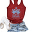 Boatwaves & Sunrays Racerback Tank Top
