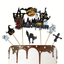 Halloween Cake Topper - 6pcs, - Korvel