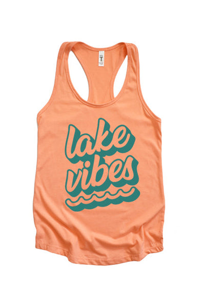 Lake Vibes Racerback Tank Top - Korvel