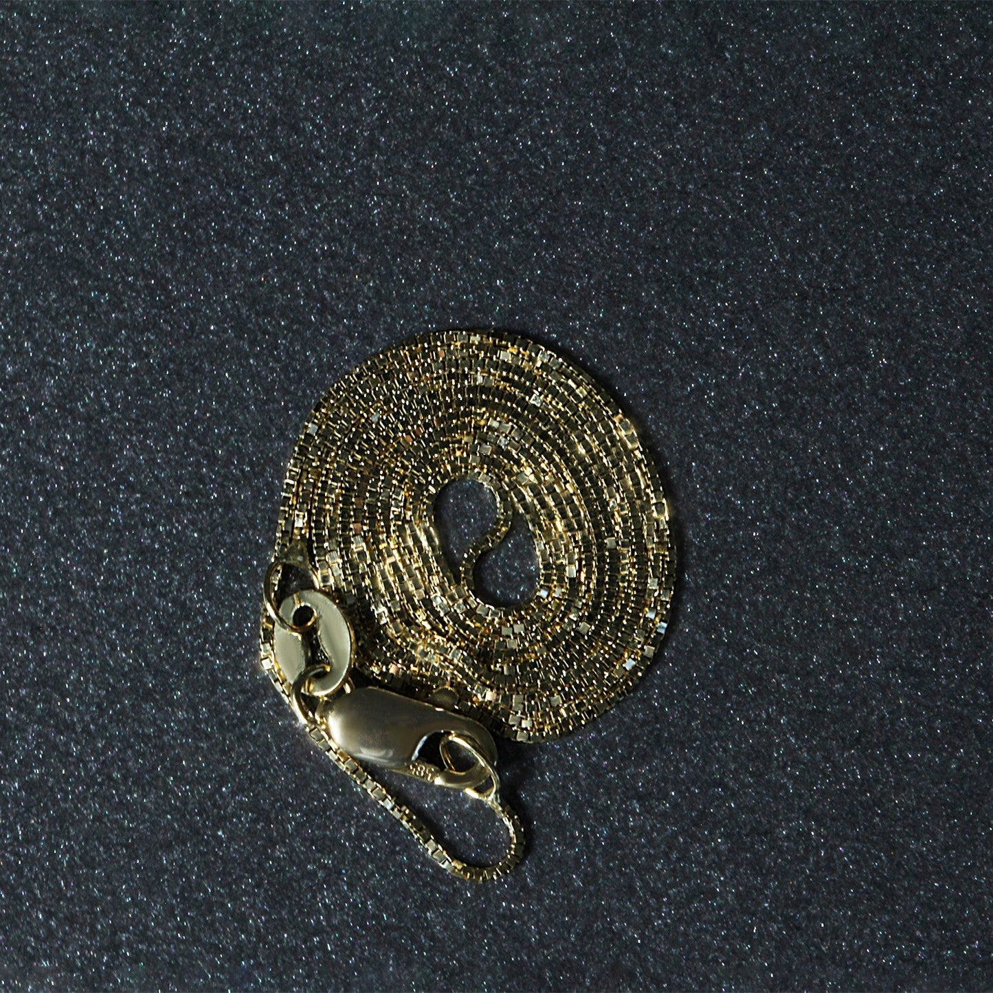 Cadena Clásica de Caja de Oro Amarillo de 14k - 0.6mm