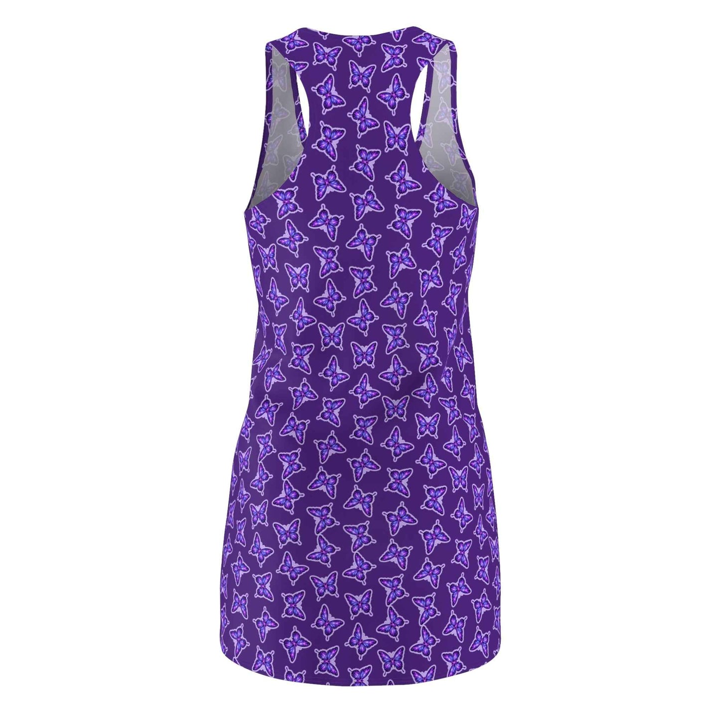 Purple Butterfly Racerback Dress - Epilepsy Awareness