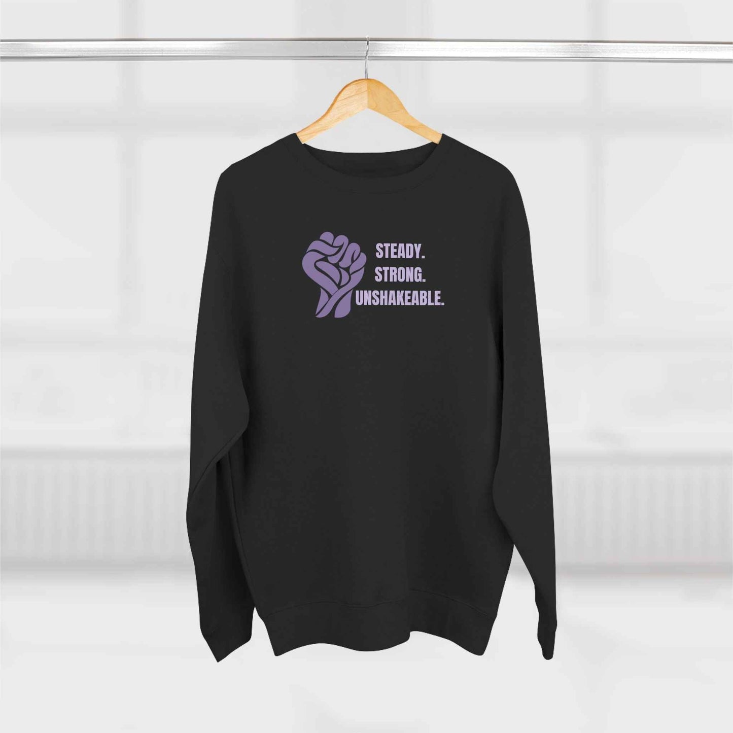 Constante. Fuerte. Inquebrantable. Sudadera de Concienciación sobre la Epilepsia