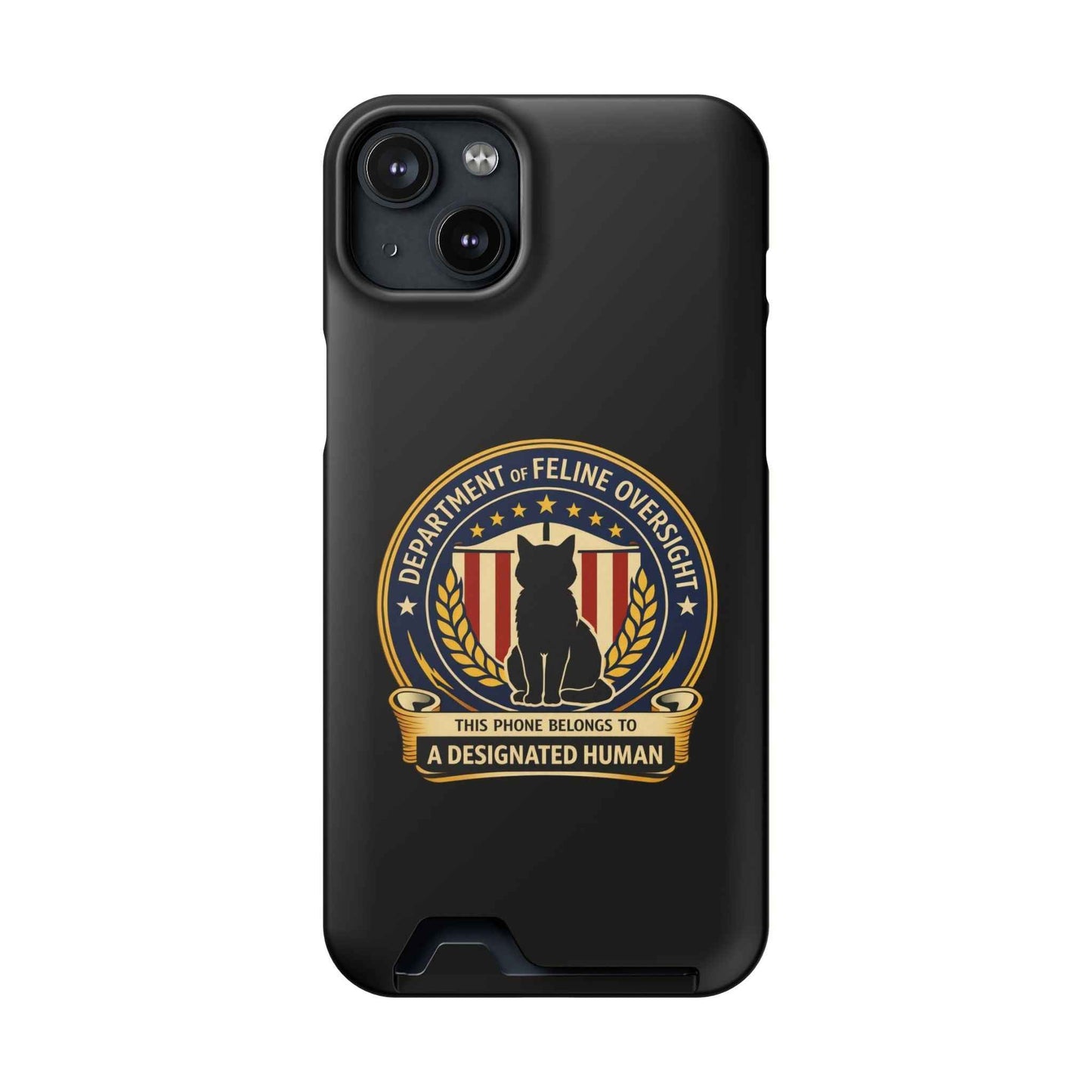 Department of Feline Oversight MagSafe iPhone Case - Designated Human Edition