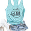 Life is Better at the Lake Racerback Tank Top - Korvel