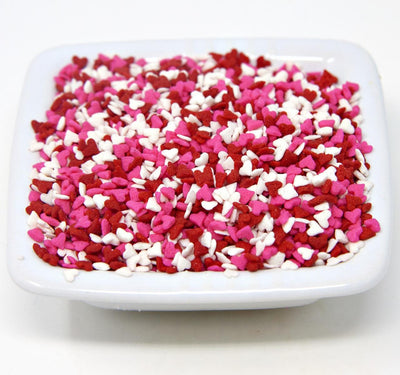 Valentine's Hearts Sprinkle Sequins - Red, White and Pink