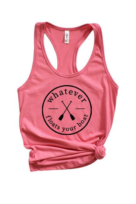 Whatever Floats Your Boat Racerback Tank Top