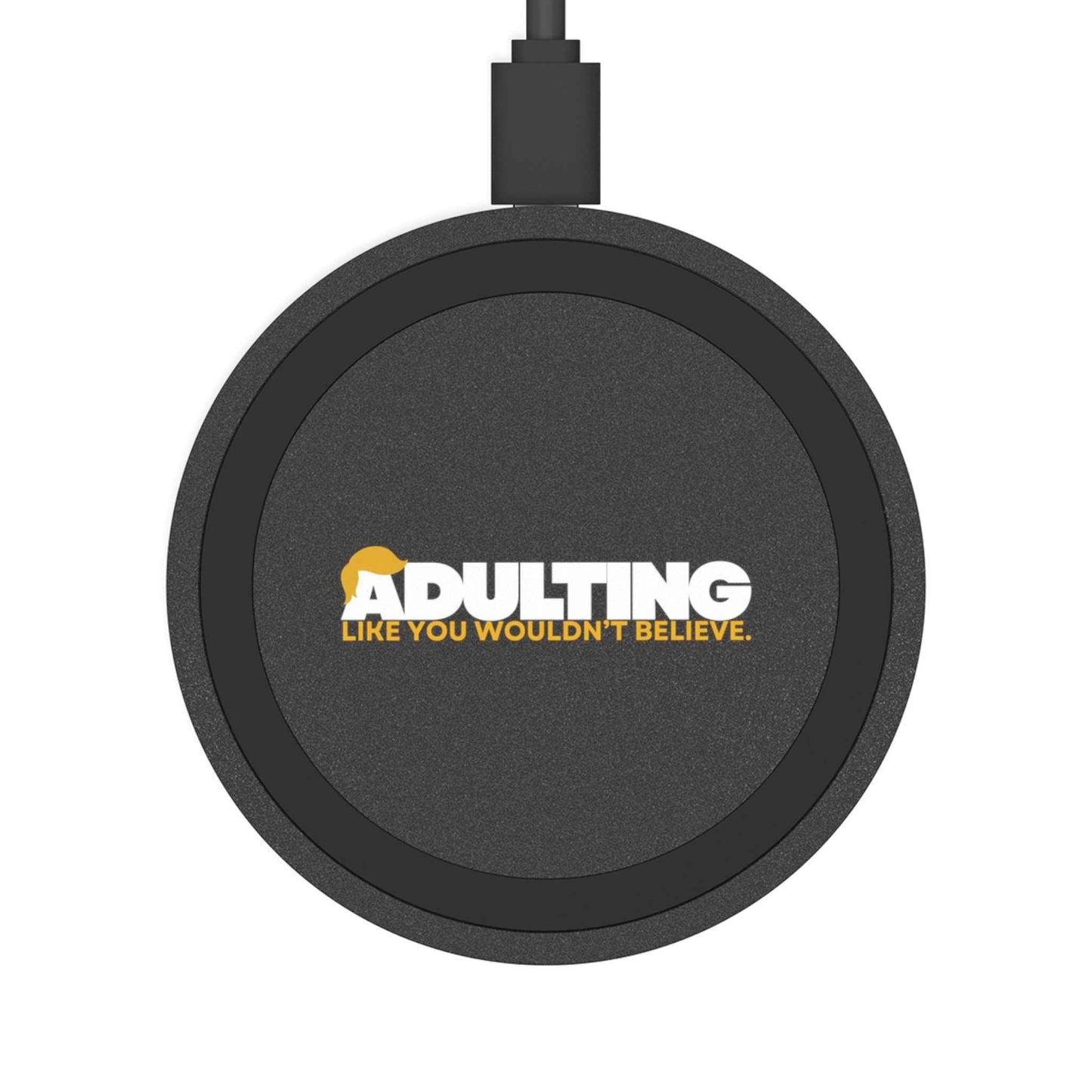 Chargeur sans fil Adulting - Accessoire de bureau humoristique
