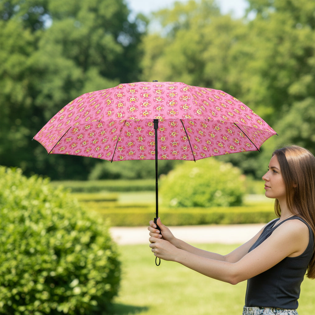 Parapluie Compact Énergie Féline Flower Power