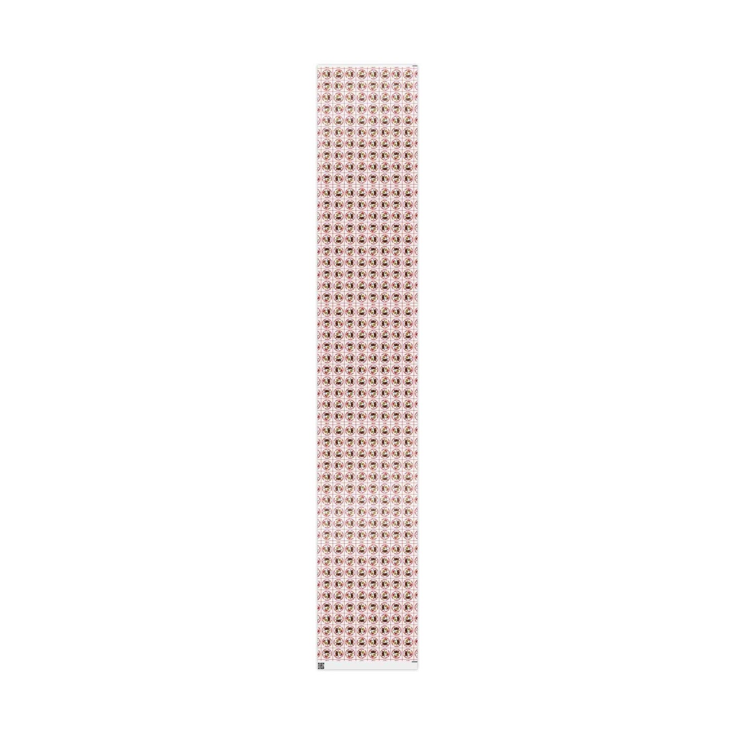 Papier d'emballage parodique de Noël patriotique