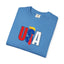 Camiseta Unisex Gráfica Colorida de EE. UU.
