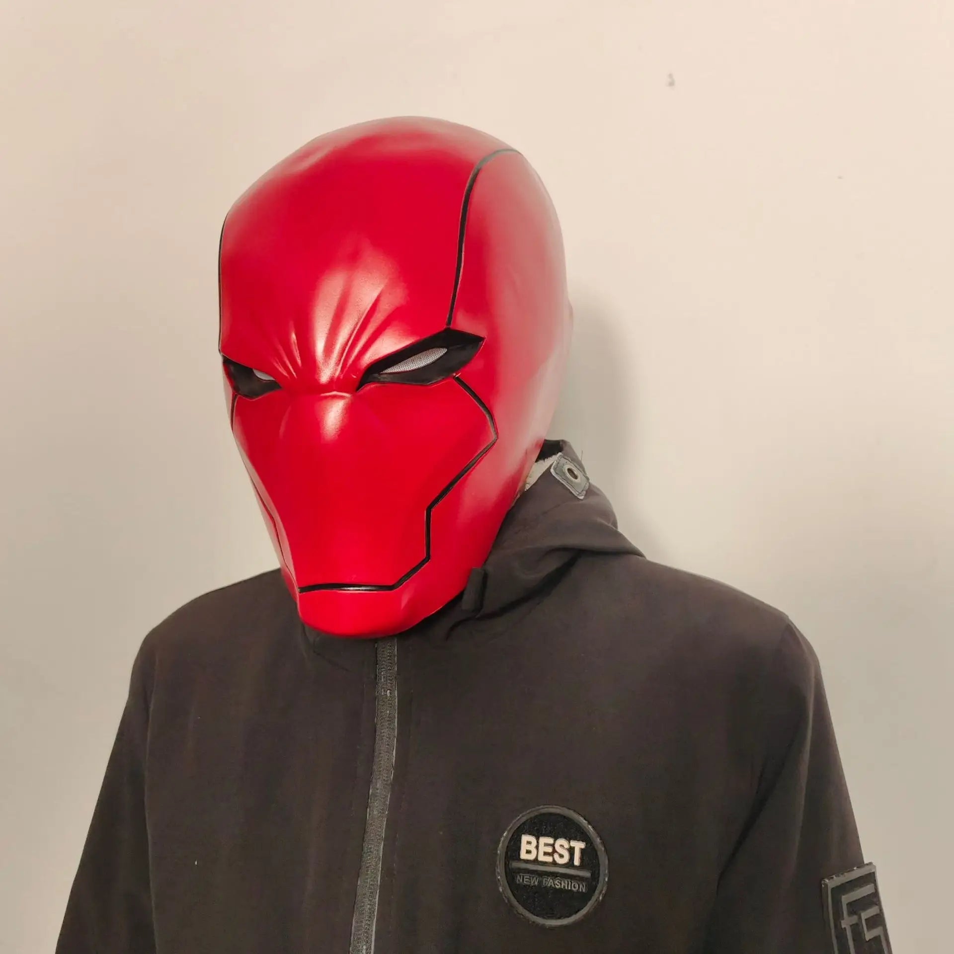 Movie Cosplay Red Hood Mask Arkham Knight The Dark Knight Masks Helmet Man Full Head Cosplay Prop Halloween Fancy Party Headwear - Korvel