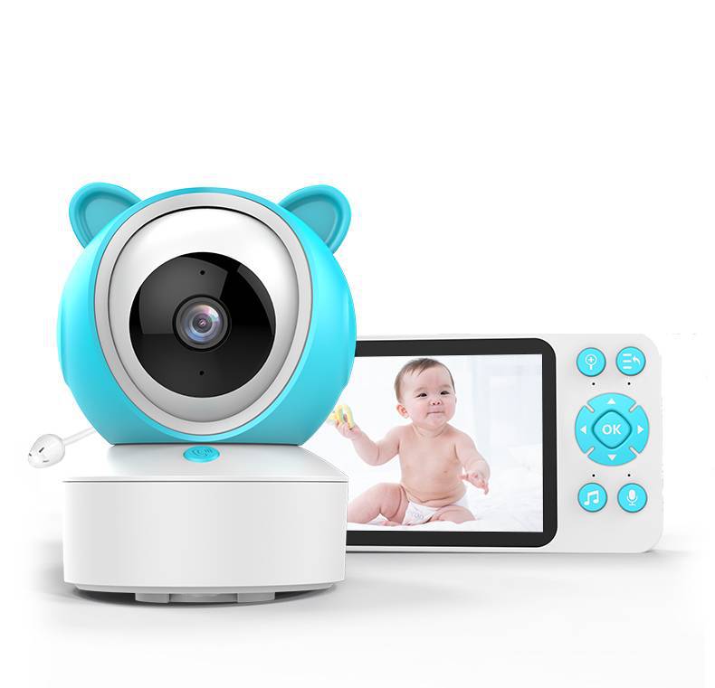 Baby Monitor with Doodle Smartphone Dual Use 5-inch Temperature Detection for Kids and Babies - Korvel