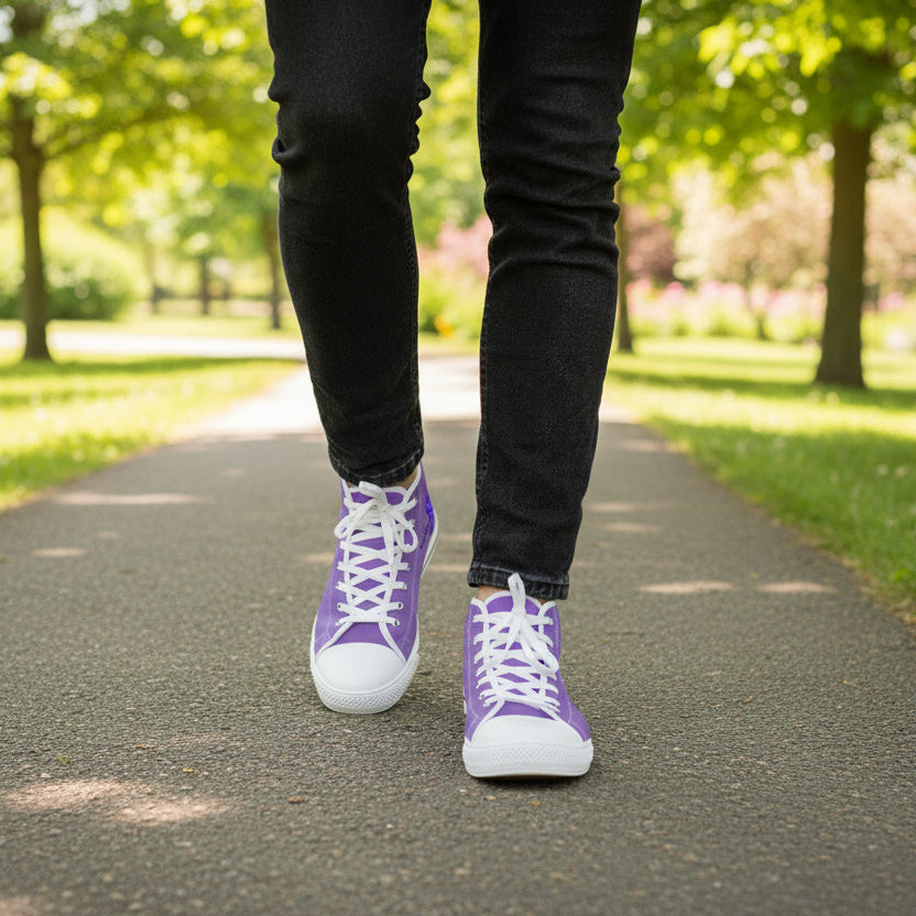 Men’s High-Top Sneakers – Epilepsy Awareness