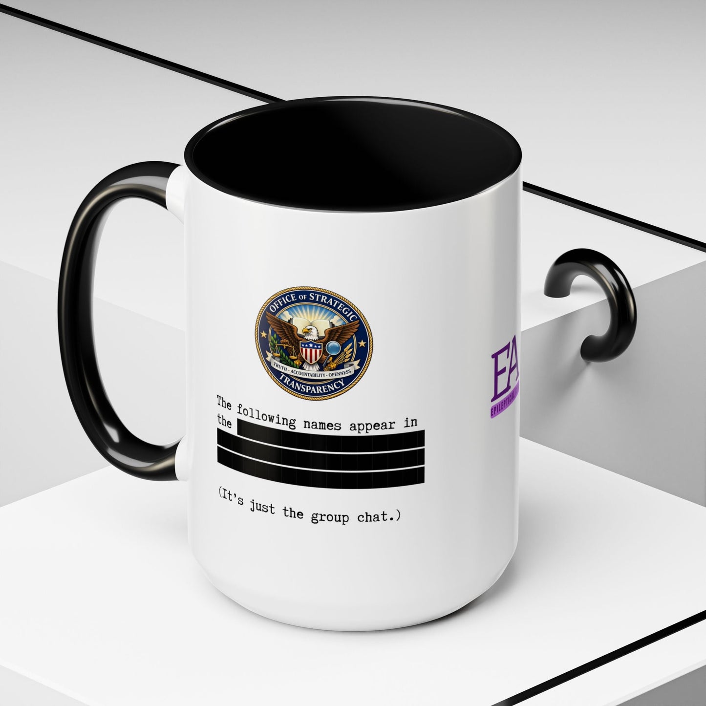 Unsealed Documents Coffee Mug – Political Satire Design
