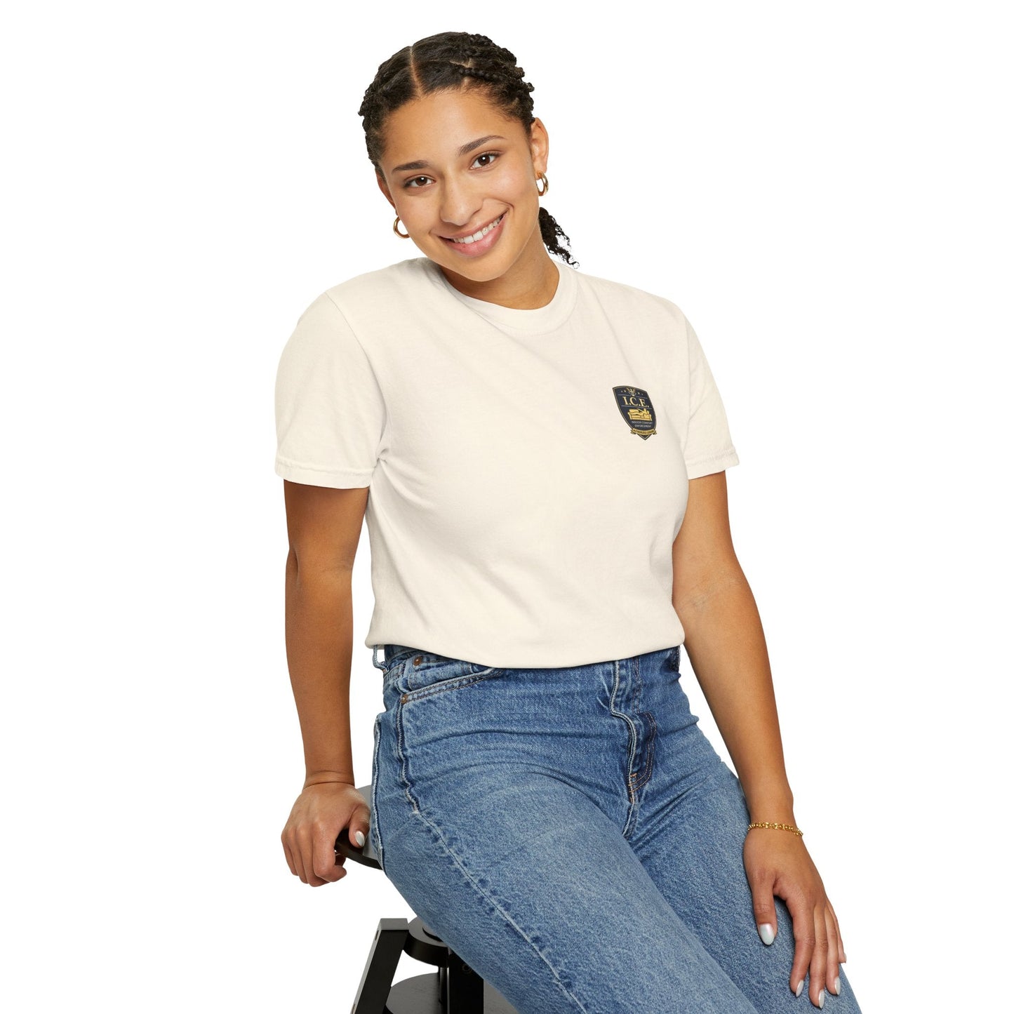 I.C.E. Badge T-Shirt | Institute of Cozy Excellence Tee
