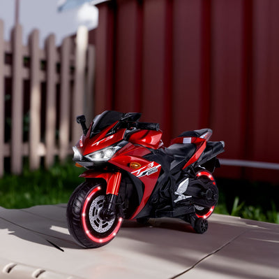 kids motorcycle 12V motorcycle for kids 3 4 5 6 years Boys Girls 12v7ah kids motorcycle ride on toy with Training Wheels - Korvel