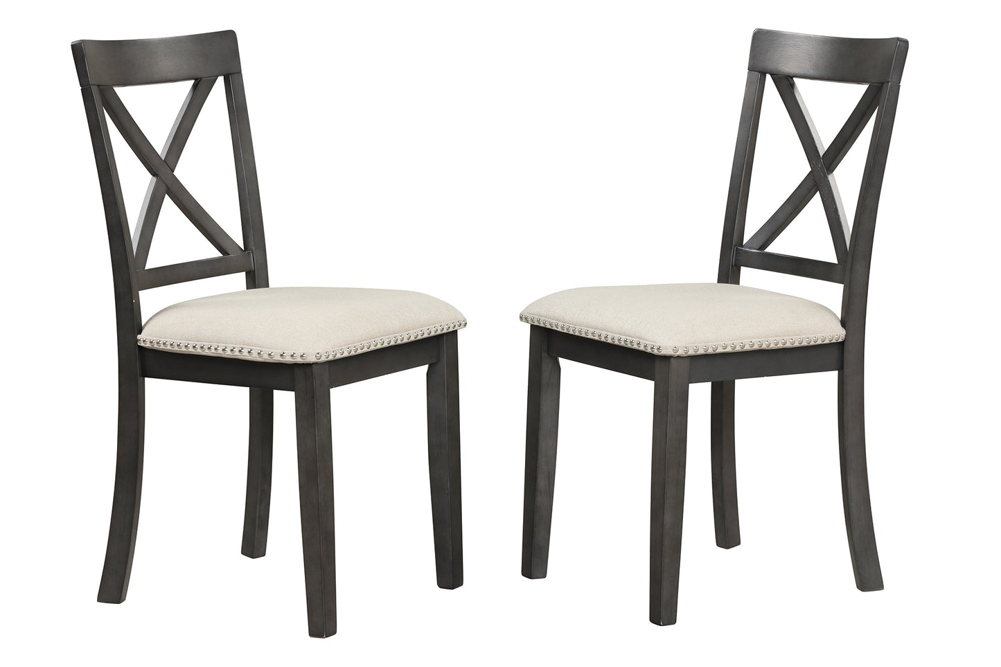 Orisfur 5 Pieces Dining Table and Chairs Set for 4 Persons Kitchen Room Solid Wood Table with 4 Chairs - Korvel